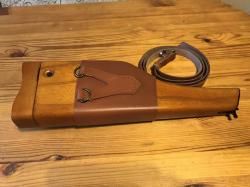 Кобура маузера деревянная с подвесом 