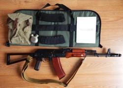 Макет АКС-74, в дереве. Идеальный, с комплектом. Ижевск.