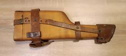 Кобура приклад деревянная с кожанным обвесом маузер С96 mauser c96