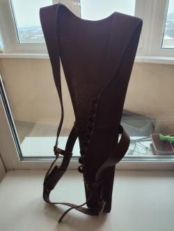 Кофр (чехол) из натуральной кожи для любого ружья