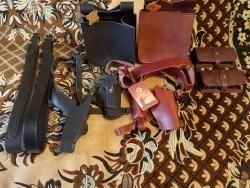Кожаные юбилейные подсумки,кобуры,ремни HOLSTER
