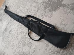 Кожаный чехол для ружья на меху .