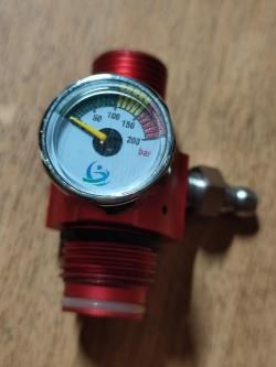 Колба резервуар высокого давления с редуктором PCP