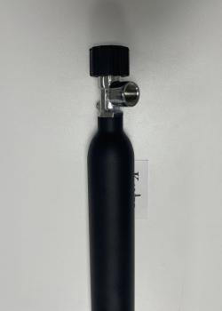 Колба ВД алюминиевая 0.5 л с вентилем БЕЗ манометра (для дозаправки РСР)