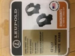 Кольца Leupold 30 мм на CZ 527 средние