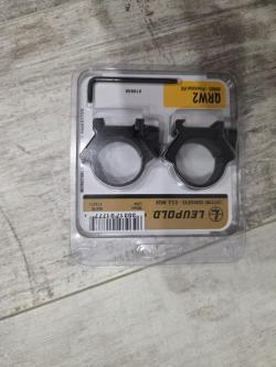 Кольца Leupold QRW2 (30 мм, быстросъемные, Weaver, низкие 6 мм)