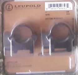 Кольца Leupold QRW2 быстросъемные Weaver/Picatinny 25,4мм средние.