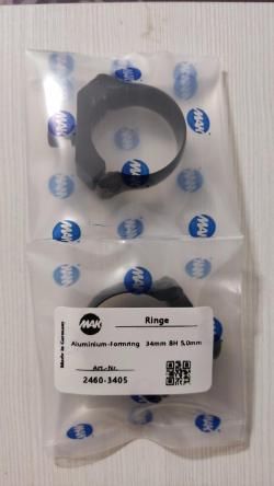 Кольца МАК. 34 мм, высота 5 мм.