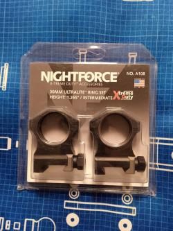 Кольца NightForce xtrm Ultralite 30мм