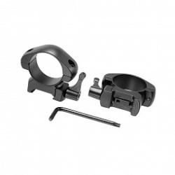 Кольца Veber E 3021М weaver быстросъёмные (30мм, средние)