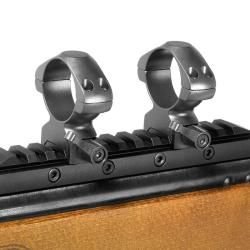 Кольца Veber E 3021QМ weaver быстросъёмные (30мм, средние)