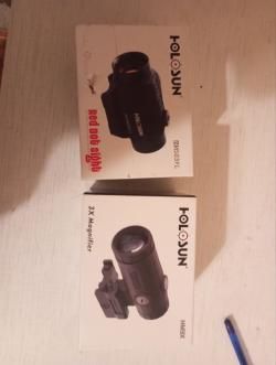 колиматор Holosun HS503FL +магнифер Holosun HM3X