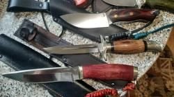 Коллекция охотничьих и раскладных ножей