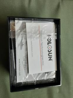 Коллиматор Holosun AEMS зеленая марка и низкий кронштейн