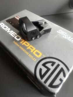 Коллиматор SigSauer Romeo 1 pro 1*30mm 3МОА красная точка