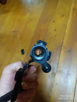 Коллиматорным прицел ПК 23-01 с кронштейном.