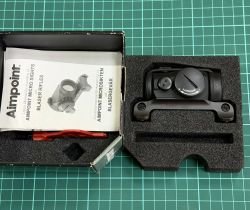 Коллиматорный прицел Aimpoint Micro H-1 с кронштейном на Blaser Saddle Mount