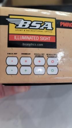 Коллиматорный прицел BSA PMRGS (США)