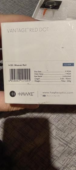 Коллиматорный прицел Hawke Vantage Red Dot 1x30 (точка 3 MOA)