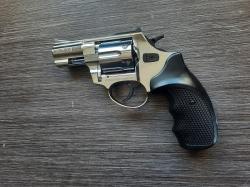 Револьвер Бульдог KURS (Курс-с) Хром, калибр 5.6/16 (КСОИ) + резиновые шарики