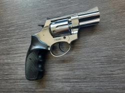 Револьвер Бульдог KURS (Курс-с) Хром, калибр 5.6/16 (КСОИ) + резиновые шарики