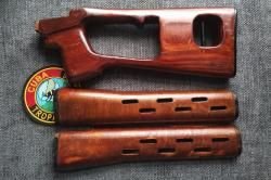 Комплект фанеры для СВД (Тигр) приклад и накладки, оригинал. Магазины СВД (Тигр). 