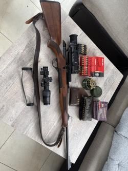  Комплект Карабин Haenel Jaeger 10, 308 Win+оптика+тепловизор+патронов хороших куча