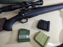 Комплект магазиноприемника и магазина  на 5 патронов  для  Remington SPS 700  308 Win