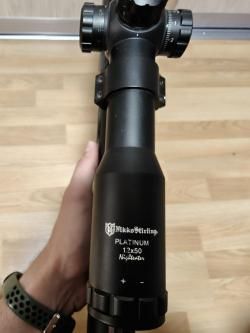 КОМПЛЕКТ Matador EDgun 5.5 буллпап с прицелом Nikko Stirling Platinum 12*50 Nighteater