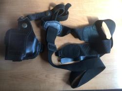 Комплект-наплечная кожаная кобура для травматического пистолета ОСА ПБ-4