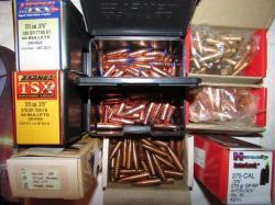 Комплектующие для сборки патронов: РЕЛОАД: пули, гильзы