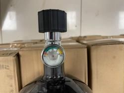 Композитный баллон высокого давления Alsafe 6.8 л. вентиль С манометром