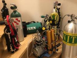 Компрессор высокого давления 300 бар для PCP пейнтбола дайвинга пневматики баллонов 12/220