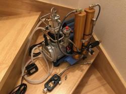 Компрессор высокого давления 300 бар для PCP пейнтбола дайвинга пневматики баллонов 12/220