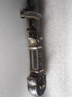 Кинжал Кавказ Серебро 