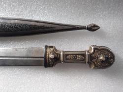 Кинжал Кавказ Серебро 