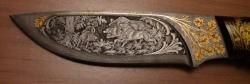 Кованый нож "Охота"