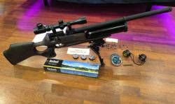 Kral AUTO Самовзводный 6.35   Полуавтомат Для Охоты и Развлечений (Ложа Орех) + Оптика 