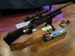 Kral AUTO Самовзводный 6.35   Полуавтомат Для Охоты и Развлечений (Ложа Орех) + Оптика 