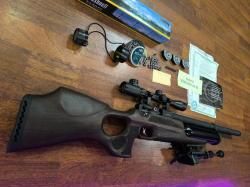 Kral AUTO Самовзводный 6.35   Полуавтомат Для Охоты и Развлечений (Ложа Орех) + Оптика 