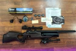 Kral AUTO Самовзводный 6.35   Полуавтомат Для Охоты и Развлечений (Ложа Орех) + Оптика 