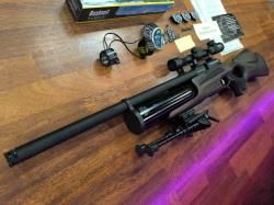 Kral AUTO Самовзводный 6.35   Полуавтомат Для Охоты и Развлечений (Ложа Орех) + Оптика 