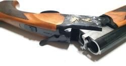 KRAL Tundra A 12/76 L=710 орех 5д/н золотые утки черн. ств. коробка экстрактор аллюминий