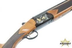 KRAL Tundra A, 12/76 орех,5д/н L=710,золотые утки,черн. ств. коробка, экстрактор,аллюминий