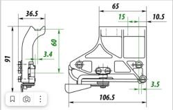 Кронштейн для крепления ПНВ