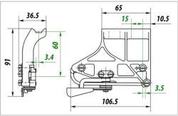 Кронштейн для крепления пнв