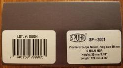 Кронштейн Spuhr SP-3001 30мм оригинал новый