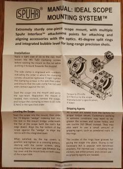 Кронштейн Spuhr SP-3001 30мм оригинал новый