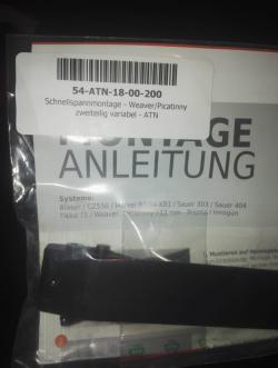 Кронштейн INNOMOUNT для Weaver/Picatinny — ATN HD. Сдвижная опора (54-ATN-18-00-200)