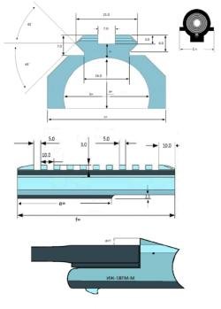 Кронштейн клещ для МР18 410 калибра